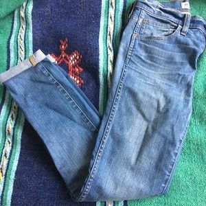 Madewell Skinny Jeans with 10’ high rise waist